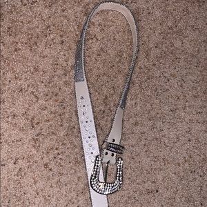 Sparkly buckle belt